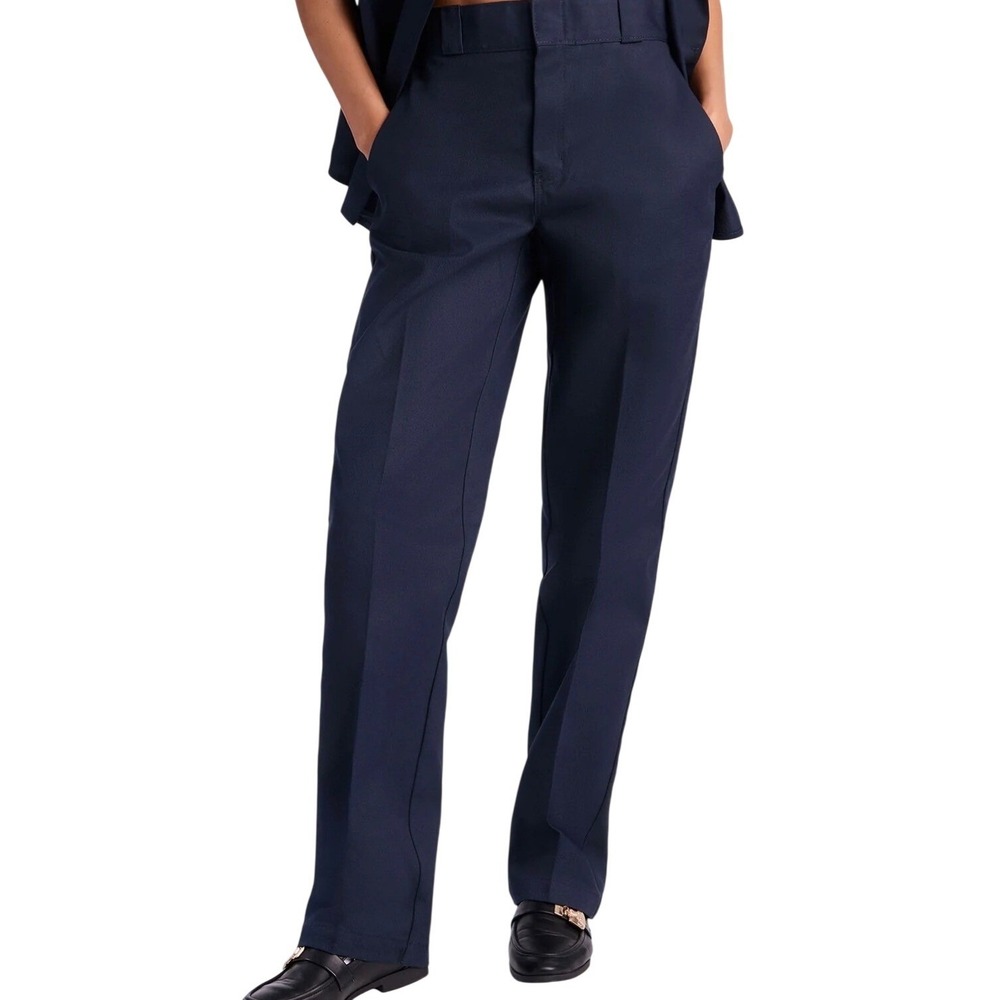 Dickies 874 Original Work Pant Womens 8/29 Navy Blue Straight Leg NWT DW874DN - Picture 2 of 9